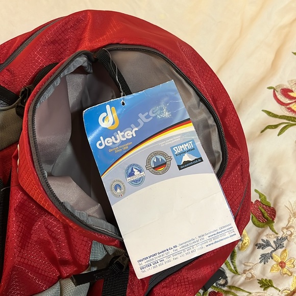 Deuter MOAB JAM 30 Red/Grey Backpack New with Tag - Picture 4 of 12